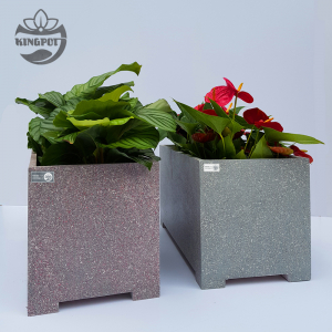 Chậu Composite sơn đá mịn