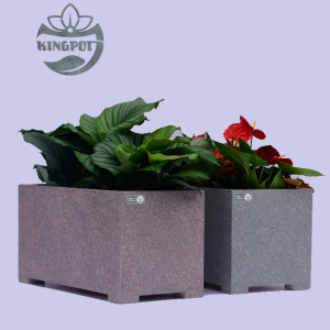 Chậu Composite sơn đá mịn