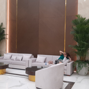 Chậu cây composite dáng tròn Vạn Niên