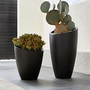Chậu tròn vát miệng composite kingpot