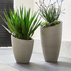 Chậu composite vát miệng Ngọc Bích