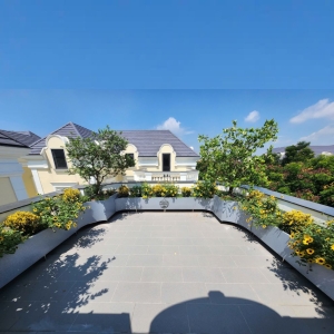 Chậu Composite sân thượng theo yêu cầu