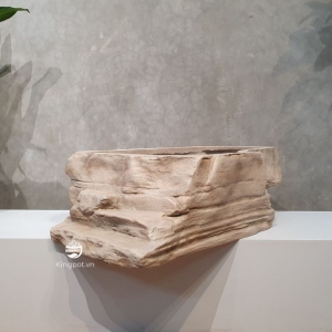 Chậu cảnh composite giả đá
