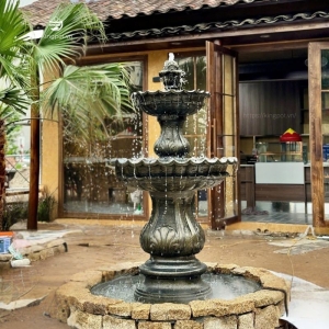 đài phun nước sân vườn composite cho biệt thự, resort