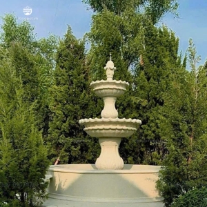 Đài nước phong cảnh sân vườn chất liệu composite