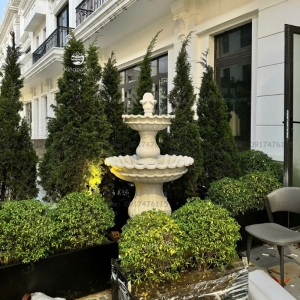 Mẫu đài phun nước sân vườn giả đá composite